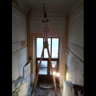 Malba vysokých stropů