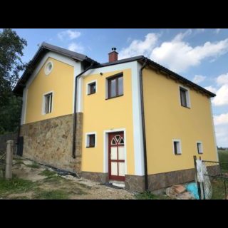 Nátěr fasády včetně rámečků