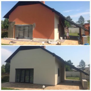 Nátěr zateplovacího systému