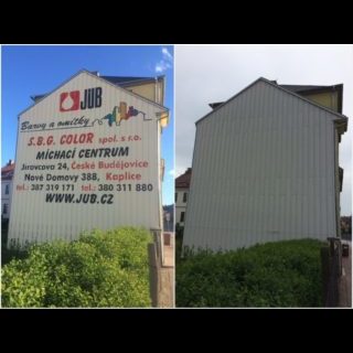 Nátěr štítu Boženy Němcové