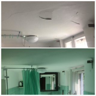 Škrábání stěrkování penetrace výmalba