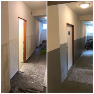 Nátěr omyvatelného soklu