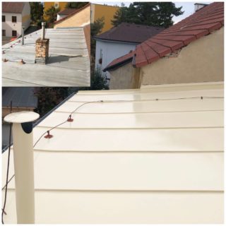 Nátěr pozinkované střechy