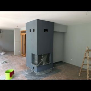 Výmalba domu Srubec