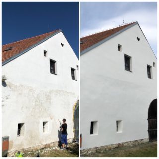 Nátěr fasády Čertyně