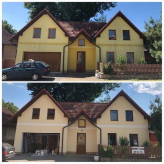 Nátěr fasády Nové Roudné