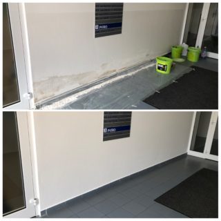 Oprava a nátěr soklu